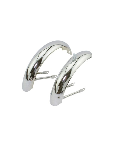 12 Classic Adjustable Fender Set Chrome.